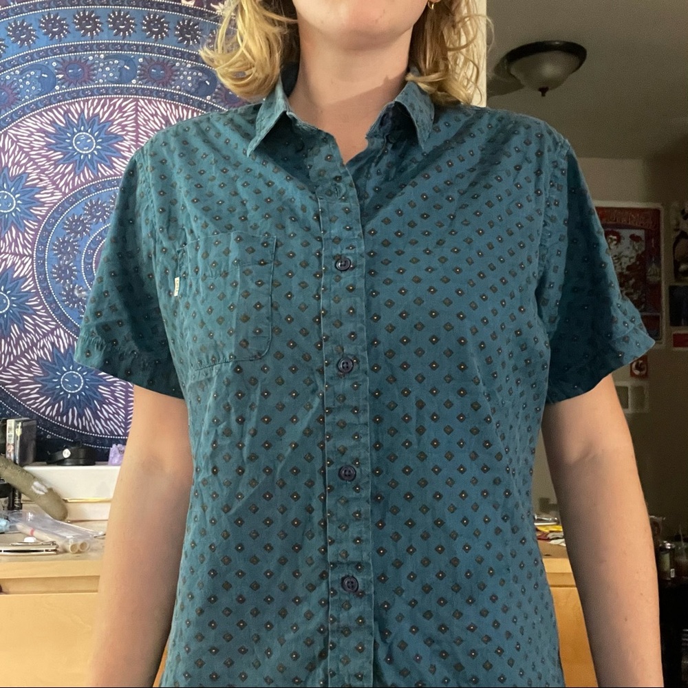 Obey button down shirt